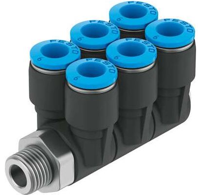Multiple distributor (FESTO) FESTO QSLV6-1/8-6 (153242)