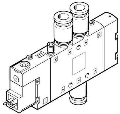 VENTIL MAGNETNI FESTO CPE18-M1H-5L-QS-8 (163150)