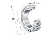 Spherical roller bearings (FAG) FAG 23218-E1A-M-C4 — 23218-E1A-M-C4 /-XL 90×160×52.4 mm
