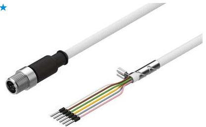 Motor cable (FESTO) FESTO NEBM-SM12G8-E-5-Q5-LE6 (1449602)