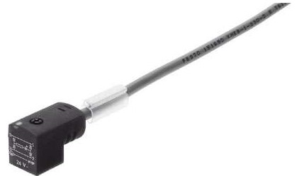 Plug socket with cable (FESTO) FESTO KME-1-24DC-2,5-LED (30943)