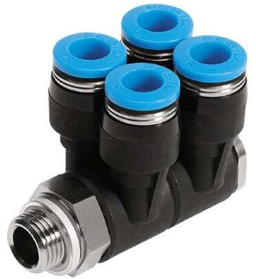Multiple distributor (FESTO) FESTO QSLV4-G3/8-10 (186250)