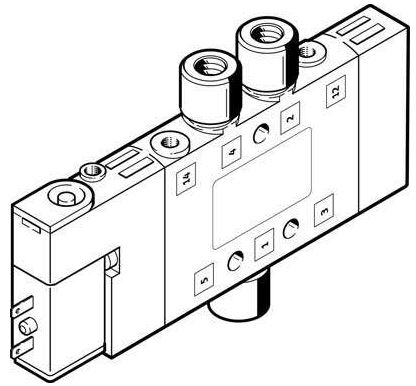 Solenoid valve (FESTO) FESTO CPE18-M3H-3GL-1/4 (163785)