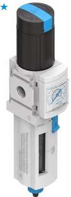 Pressure regulator (FESTO) FESTO MS4-LFR-1/4-D6-CRV-AS (529146)