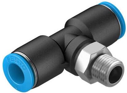 Push in T fitting (FESTO) FESTO QST-1/8-8 (153109)