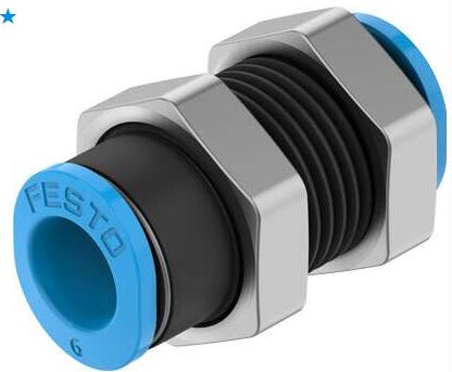 Push in bulkhead connector (FESTO) FESTO QSMS-6 (153377)