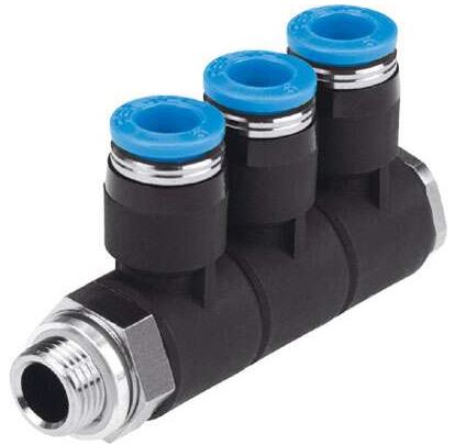 Multiple distributor (FESTO) FESTO QSLV3-G3/8-8 (186238)