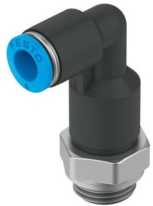 Push-in L-fitting, long (FESTO) FESTO QSLL-G1/8-4 (186127)