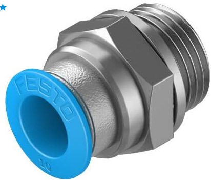 Push in fitting (FESTO) FESTO QS-G3/8-10 (186102)