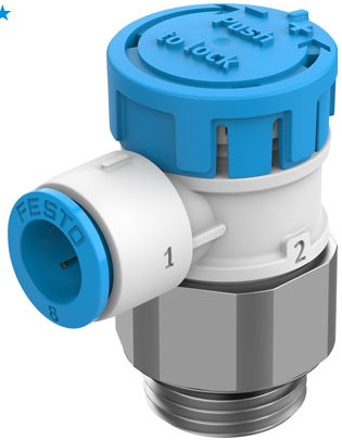 One way flow control valve (FESTO) FESTO VFOE-LE-T-G38-Q8 (8068731)