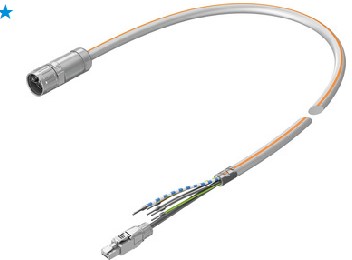 Motor cable (FESTO) FESTO NEBM-M23G15-EH-7.5-Q9N-R3LEG14 (5251383)