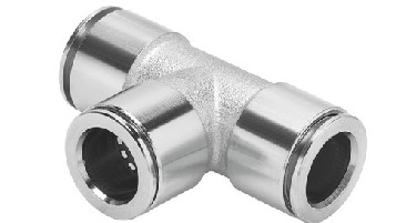 Push in T connector (FESTO) FESTO NPQM-T-Q4-E-P10 (558786)