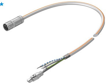 Motor cable (FESTO) FESTO NEBM-M23G15-EH-10-Q7N-R3LEG14 (5251377)