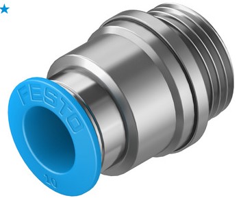 Push in fitting (FESTO) FESTO QS-G3/8-10-I (186113)