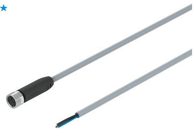 Connecting cable (FESTO) FESTO NEBA-M8G3-U-5-N-LE3 (8078224)