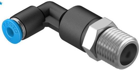 Push-in L-fitting, long (FESTO) FESTO QSLL-1/4-4 (190662)