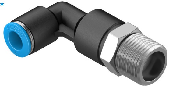 Push-in L-fitting, long (FESTO) FESTO QSLL-3/8-8 (153081)