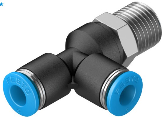 Push in T fitting (FESTO) FESTO QSTL-1/4-6 (153119)