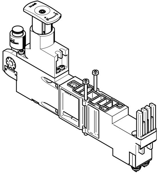 Regulator plate (FESTO) FESTO VMPA2-B8-R1C2-C-06 (549055)