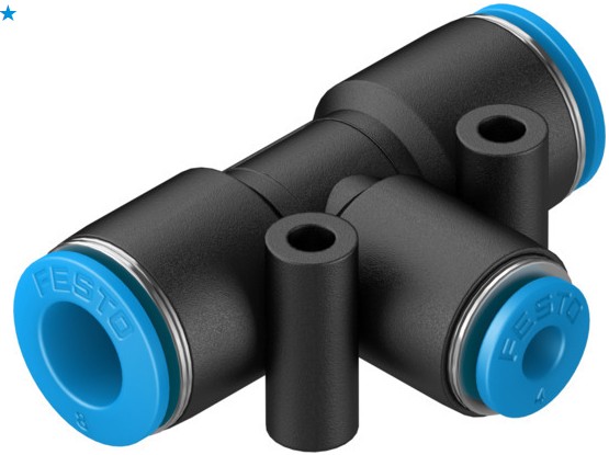 Push in T connector (FESTO) FESTO QST-8-4 (130613)