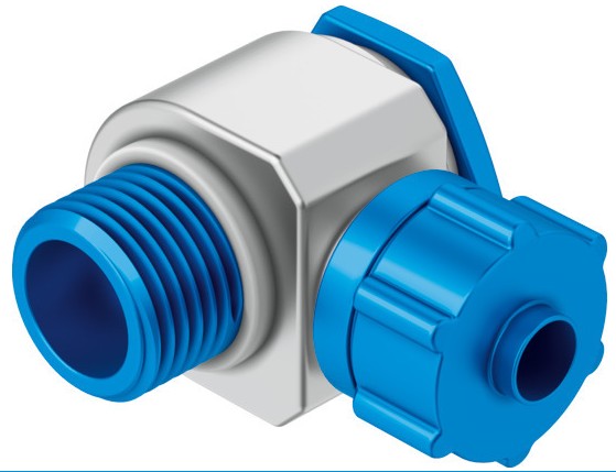 Elbow quick connector (FESTO) FESTO LCK-1/8-PK-4-KU (6259)