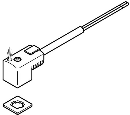 VTIČNICA S KABLOM FESTO KMEB-3-24-5-LED (547269)