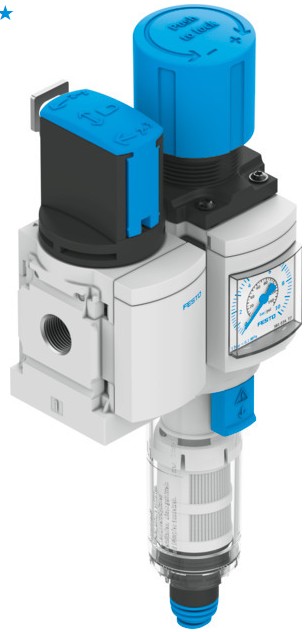 Service unit (FESTO) FESTO MS4-EM1FR-1/4-D6-C-P-VC-AG-BAR-WPE-B (8098372)