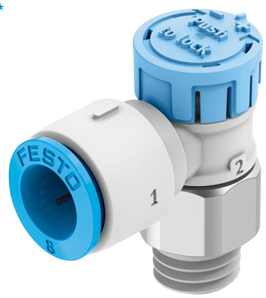One way flow control valve (FESTO) FESTO VFOE-LS-T-G18-Q8 (8068749)