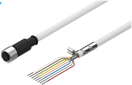 Encoder cable (FESTO) FESTO NEBM-M12G8-E-1.5-LE8 (1451586)