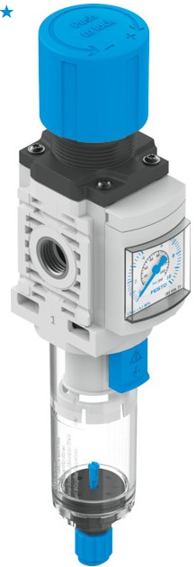 Filter regulator (FESTO) FESTO MS4-LFR-1/4-D6-E-P-M-AG-BAR-B (8098258)