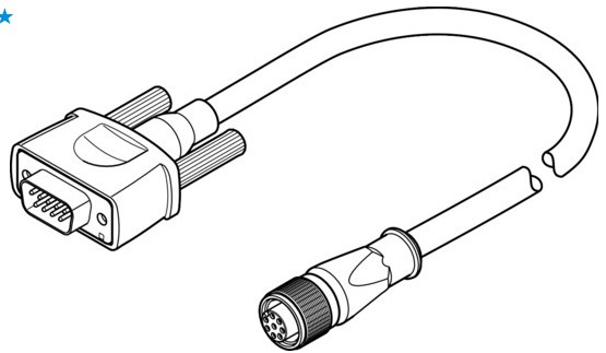 KABEL ENKODERJA FESTO NEBM-M12G8-E-5-S1G9 (550748)