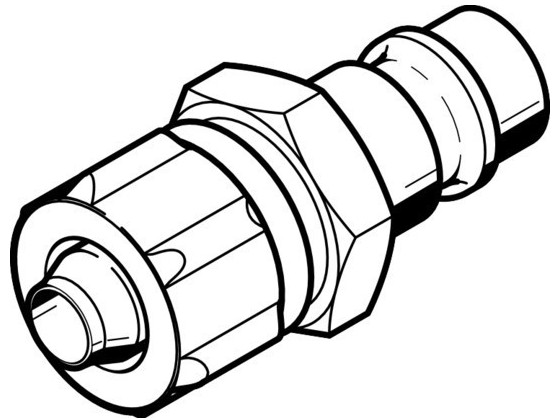 Quick coupling plug (FESTO) FESTO KS4-CK-4 (2150)