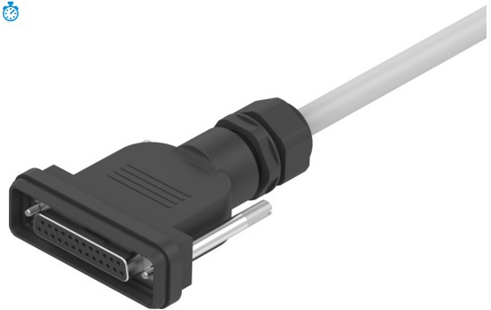 Connecting cable (FESTO) FESTO NEBV-S1G25-K-5-N-LE25-S6 (575418)