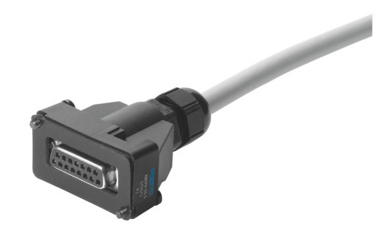 Plug socket with cable (FESTO) FESTO KMPV-SUB-D-15-10 (177674)