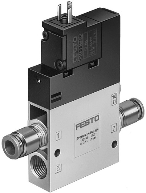 Solenoid valve (FESTO) FESTO CPE18-M1H-3GL-QS-8 (163149)