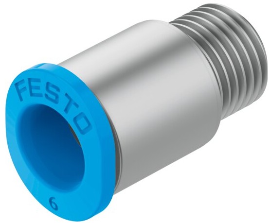 Push in fitting (FESTO) FESTO QSMP-M8X1.25-6 (154434)