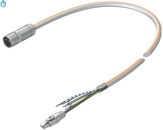 Motor cable (FESTO) FESTO NEBM-M23G15-EH-5-Q9N-R3LEG14 (5251382)