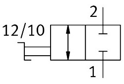 VENTIL ZAPIRNI FESTO HE-2-3/8-QS-10 (153473)