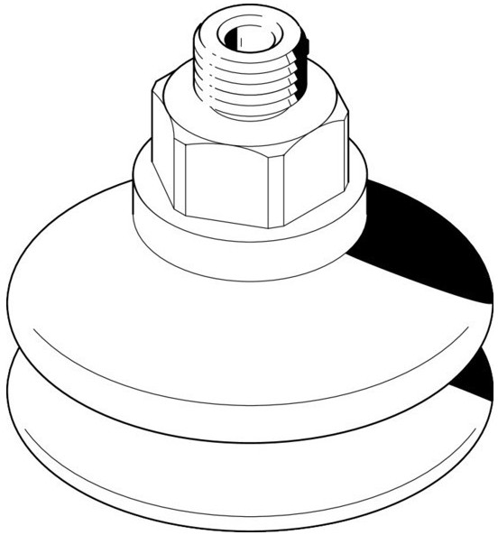 Suction cup complete (FESTO) FESTO ESS-50-BT-G1/4 (525996)