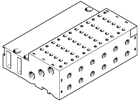 BLOK VRSTNI FESTO MHA2-PR6-5-M5 (525129)