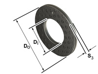 Thrust washers (INA) INA EGW52-E50 52×78×2 mm