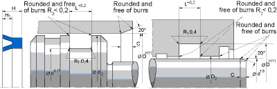 Hydraulic rod/piston seal (FREUDENBERG) FREUDENBERG 60x80x18 AUN AU — 60*80*18 60×80×18 mm (2/2)