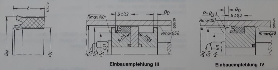 Hydraulic piston seal (FREUDENBERG) FREUDENBERG 150x140x14 AUNA AU — 150*140*14 150×140×14 mm