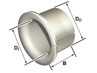 Flanged Bushes (PERMAGLIDE) PERMAGLIDE PAF15170-P14 15×17×17 mm