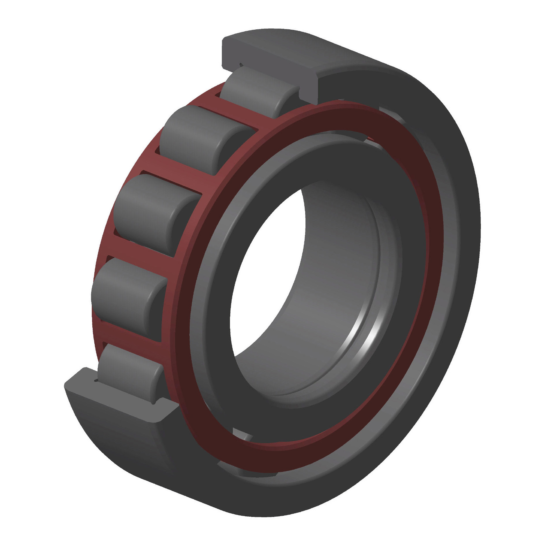 Cylindrical roller bearings (SNR) SNR NUP210EG15 — NUP210-E-G15 (TVP2) 50×90×20 mm