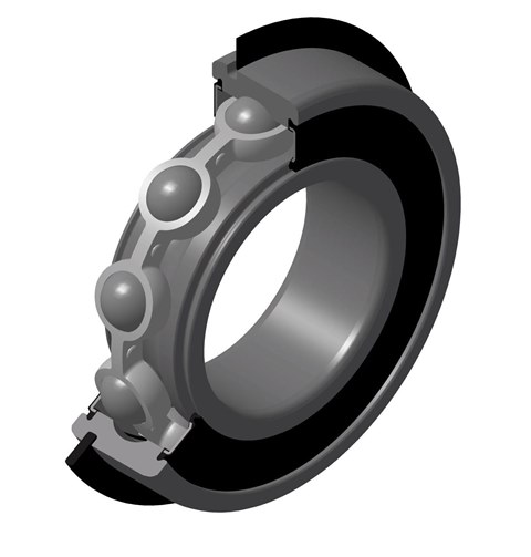 Ball bearings (NTN) NTN 6208LLUNRC3/2AS — 6208-LLU-NR-C3 (2RS) 40×80×18 mm (1/2)