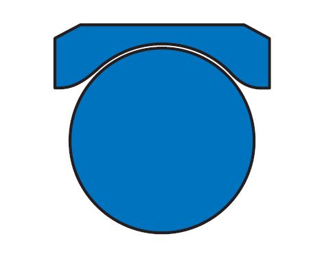 TESNILO HIDR. DK142 FREUDENBERG XP 45x38,8x5,3/5,7 PTFE B/NBR — 45*38,8*5,3/5,7 PTFE B/NBR