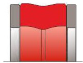 TESNILO HIDR. DR103 FREUDENBERG XP 32x40,4x7/6,6 AU/POM — 32*40,4*7/6,6 AU/POM