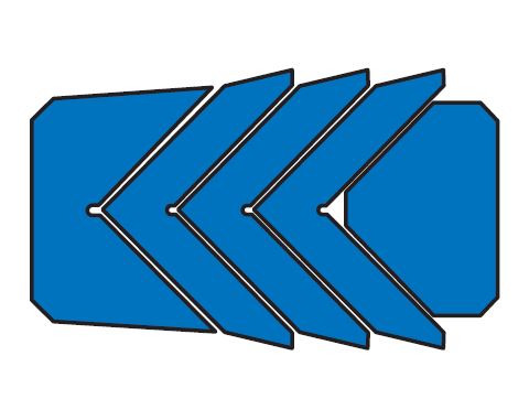 TES. HID. DS110-112 FREUDENBERG XP 60*80*38,5 (1+4+1) POM/AU/POM