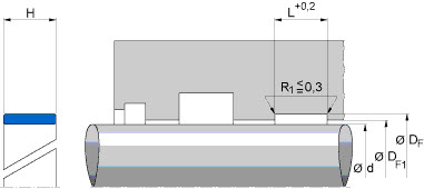 Guide rings, rod (FREUDENBERG) FREUDENBERG 32x35,1x3,9 FRI — 32*35,1*3,9 32×35.1×4 mm (2/2)